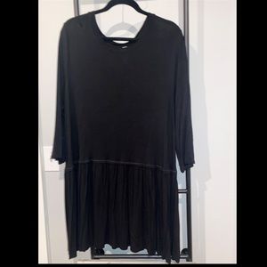 Soft Black Quarter Sleeve Shirt